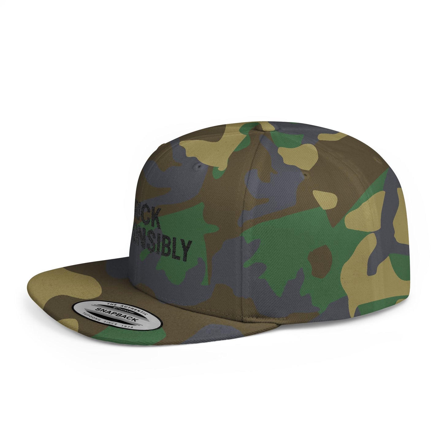 Trick Responsibly Flat Bill Snapback Hat | Cool Gift for Halloween, Trendy Streetwear, Adjustable Cap, Casual Style, Perfect for Any [...]