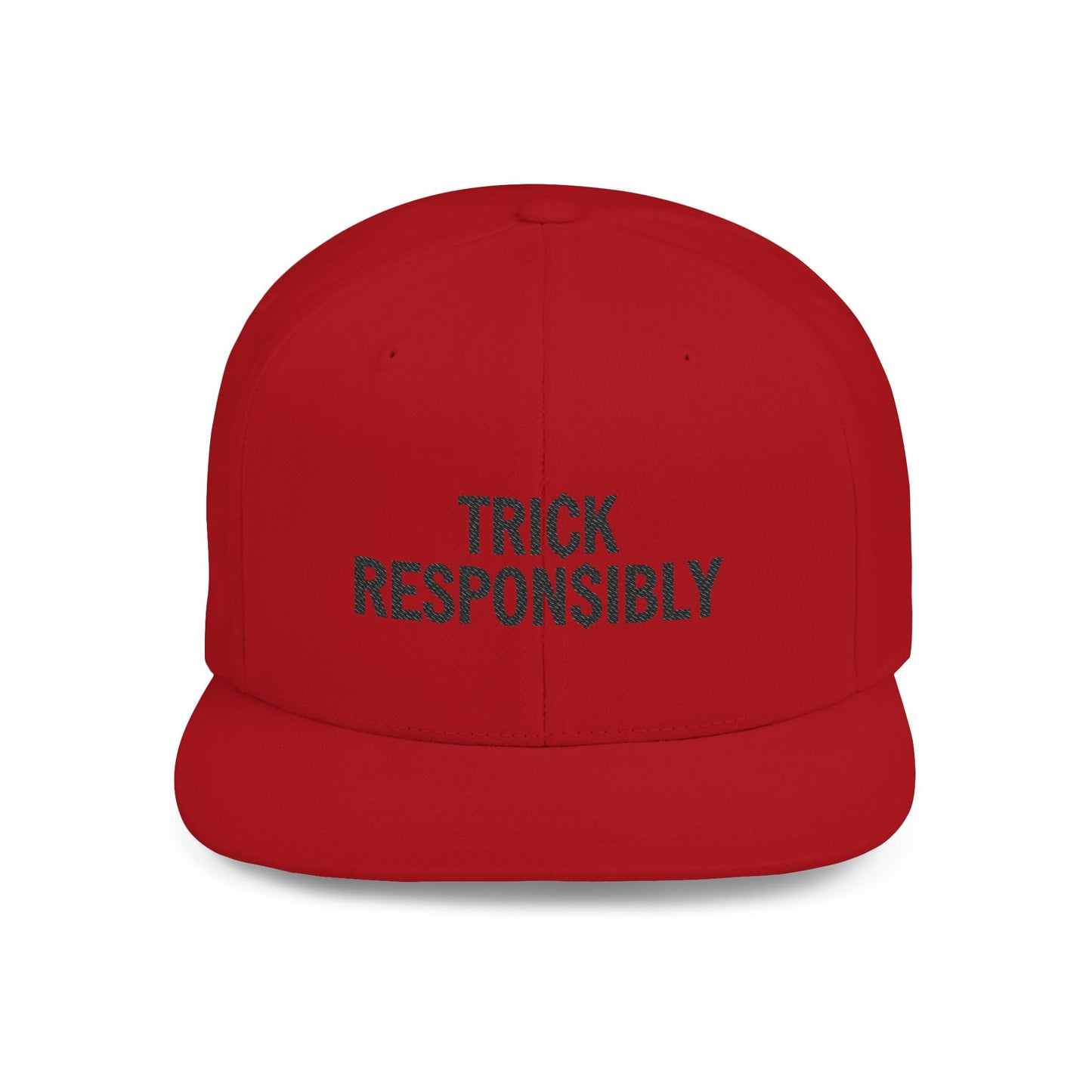 Trick Responsibly Flat Bill Snapback Hat | Cool Gift for Halloween, Trendy Streetwear, Adjustable Cap, Casual Style, Perfect for Any [...]