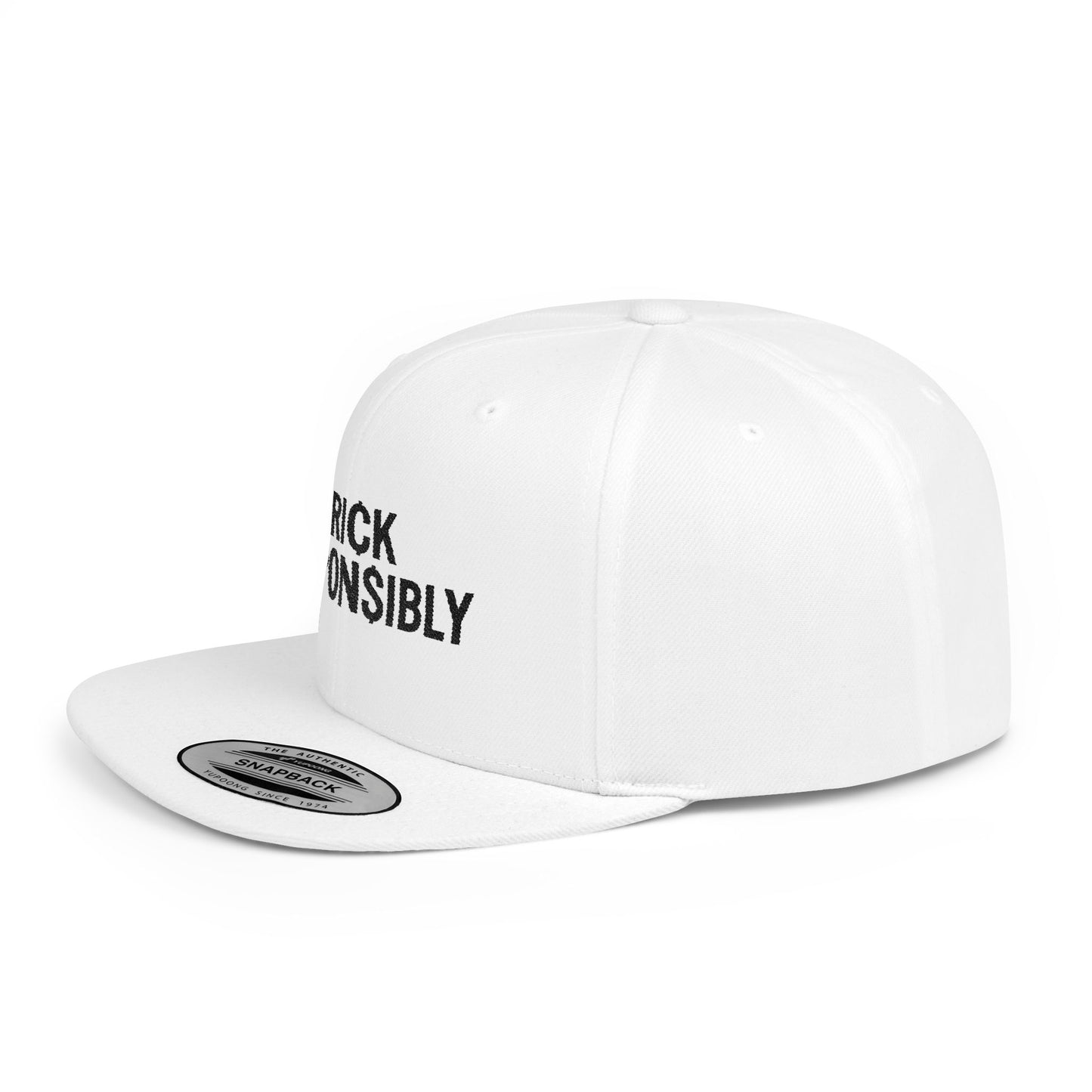 Trick Responsibly Flat Bill Snapback Hat | Cool Gift for Halloween, Trendy Streetwear, Adjustable Cap, Casual Style, Perfect for Any [...]