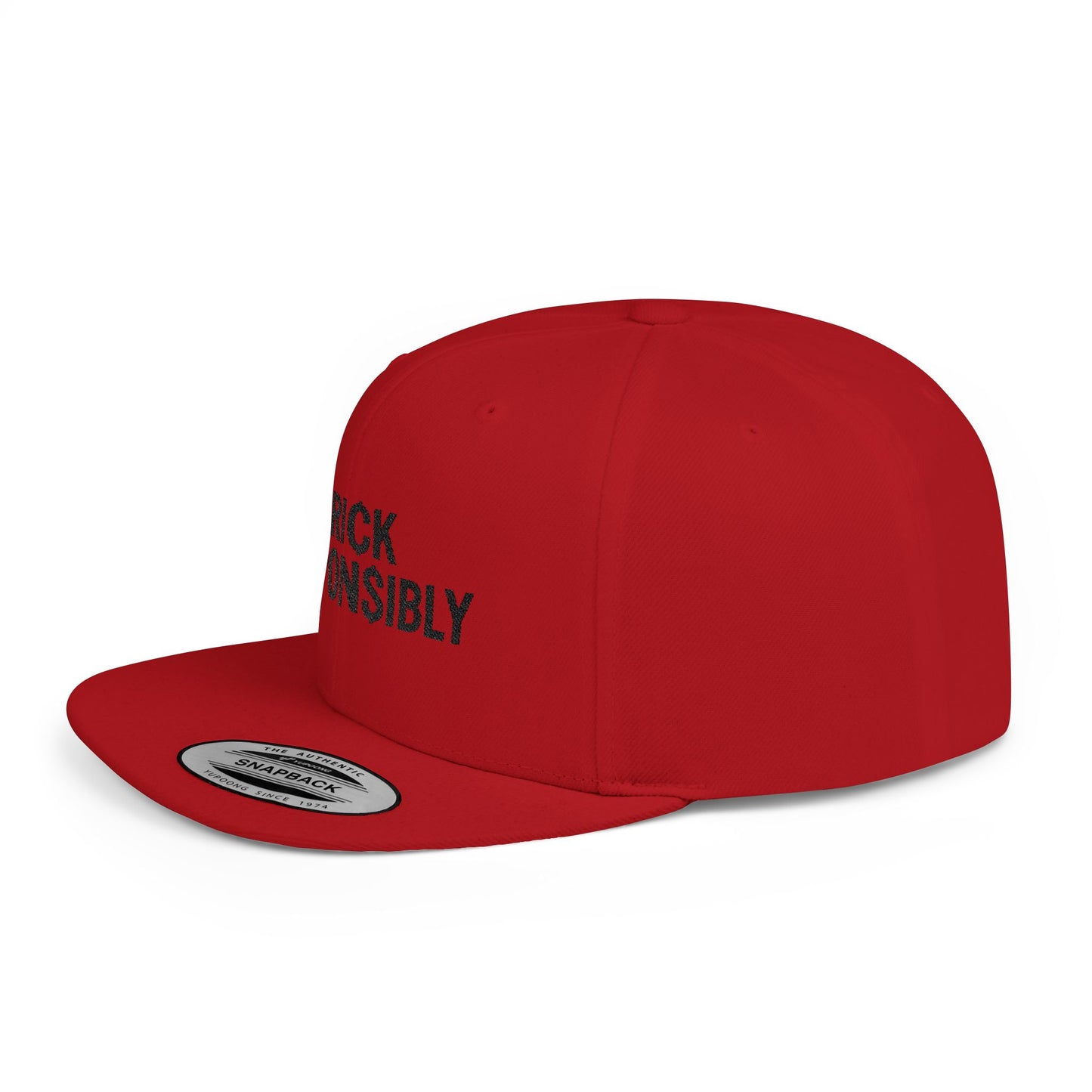 Trick Responsibly Flat Bill Snapback Hat | Cool Gift for Halloween, Trendy Streetwear, Adjustable Cap, Casual Style, Perfect for Any [...]